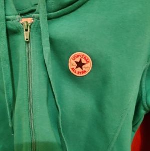 Converse zip hoodie
